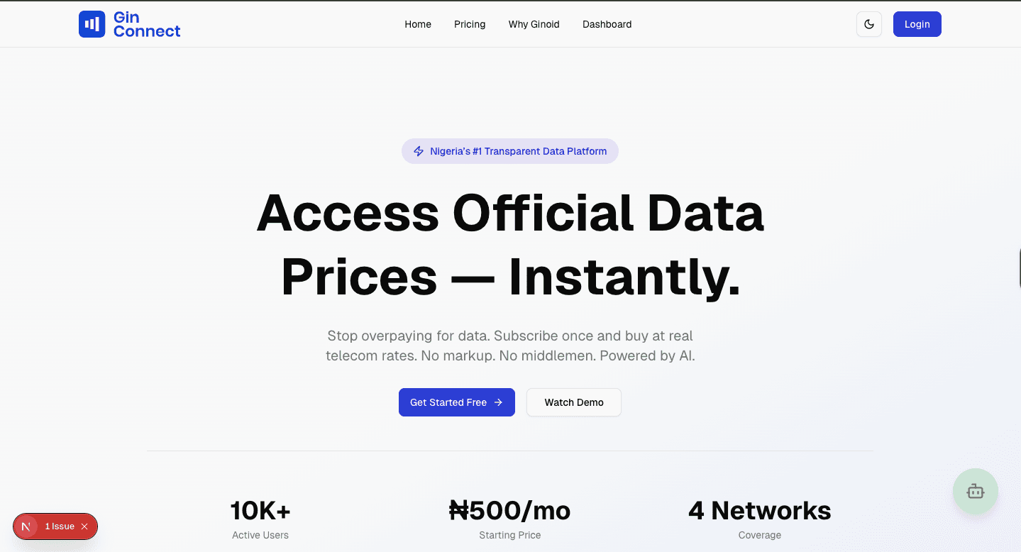 Ginconnect preview